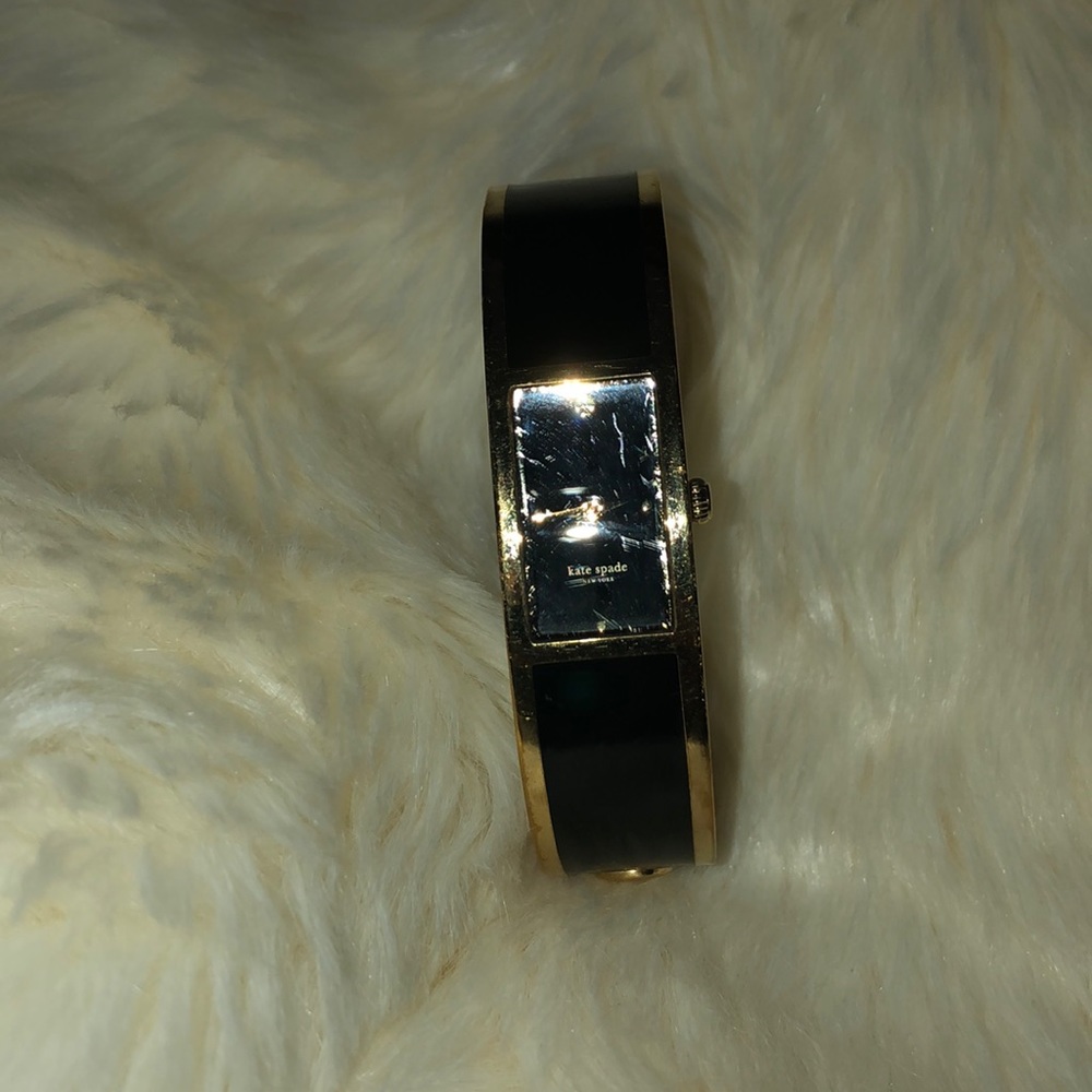 Black and Gold Kate Spade Watch